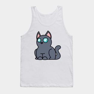 Plump Cat Russian Blue Tank Top